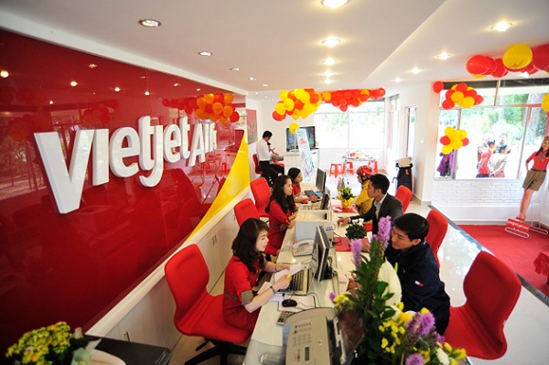 Đổi chuyến bay Vietjet thông qua cửa hàng