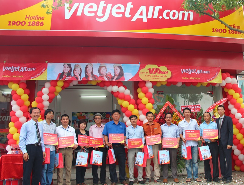 Địa chỉ phòng vé Vietjet ở miền Trung và Đà Nẵng