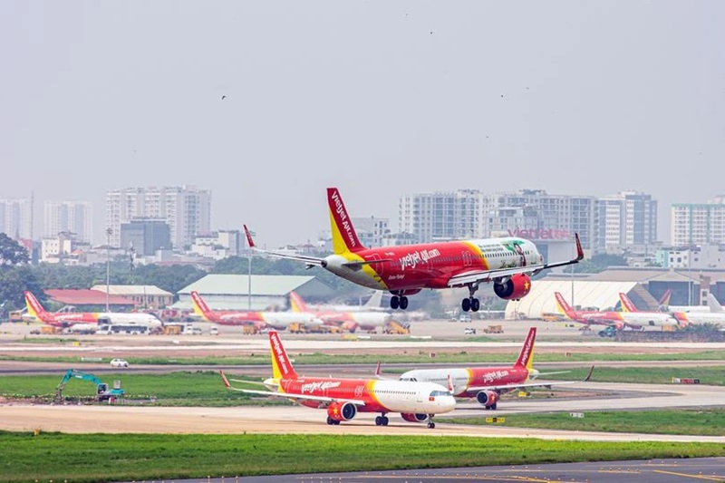 Hãng Vietjet có bao nhiêu đường bay hiện tại?