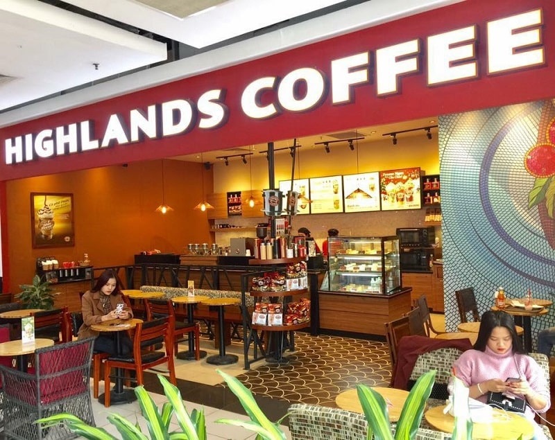 Cafe highland ở quận 1 – SG Centre