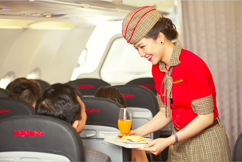 Lương phụ cấp của tiếp viên Vietjet