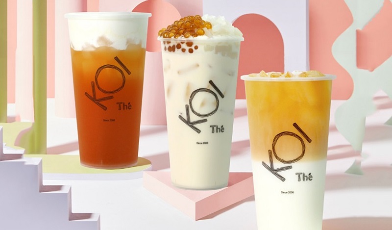 Các thương hiệu trà sữa nổi tiếng ở Việt Nam - Koi Thé