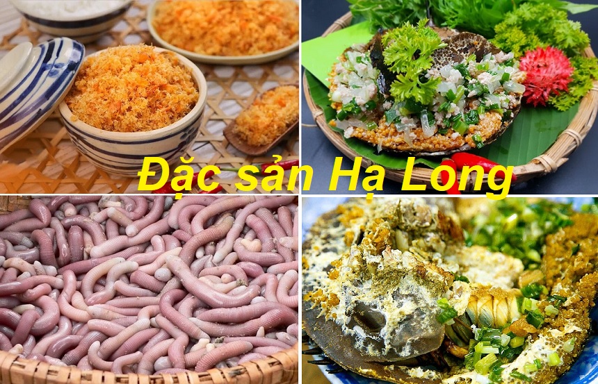 Các món đặc sản Hạ Long làm quà, đặc sản Hạ Long ăn tại chỗ.