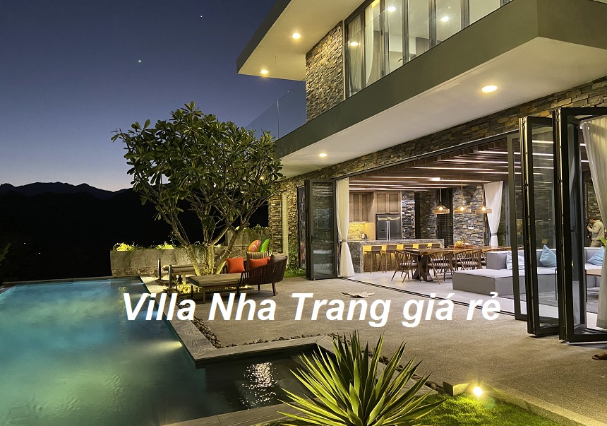 Villa Nha Trang gần biển giá rẻ 3 phòng ngủ, 2 phòng ngủ.