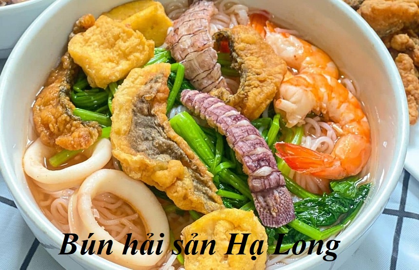 Quán bún hải sản Hạ Long Quảng Ninh, bún hải sản ở Hạ Long.