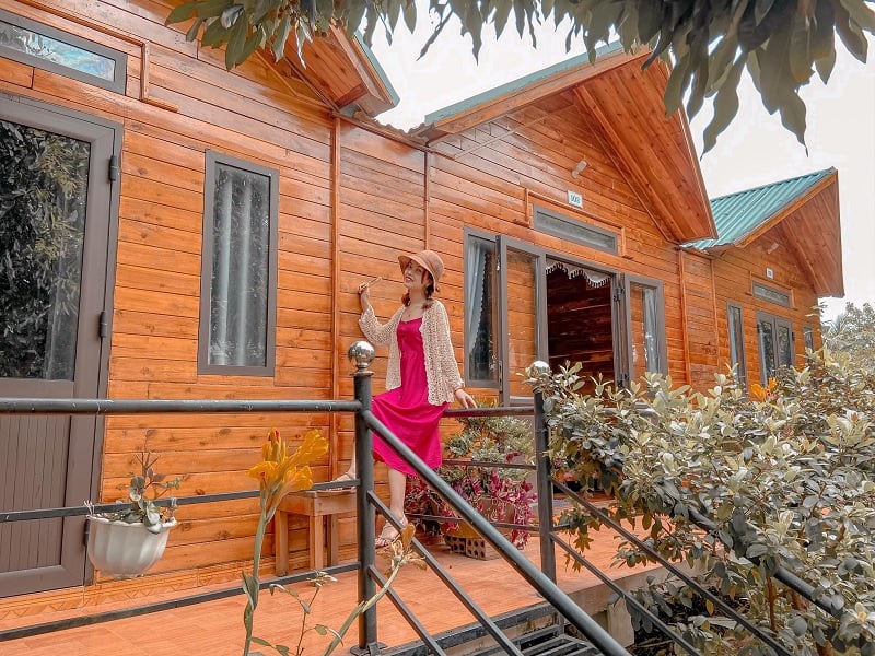 Homestay 368 với thiết kế nhà gỗ độc đáo, là homestay Cô Tô nổi tiếng.