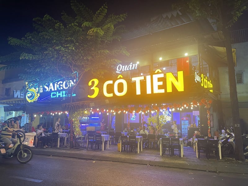 3 Cô Tiên - Quán nhậu quận 4 Vĩnh Khánh.