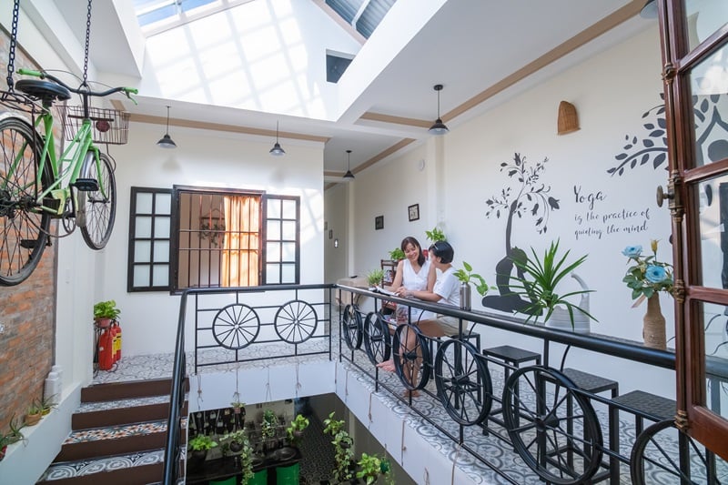 Không gian tại Huế Eco Homestay.