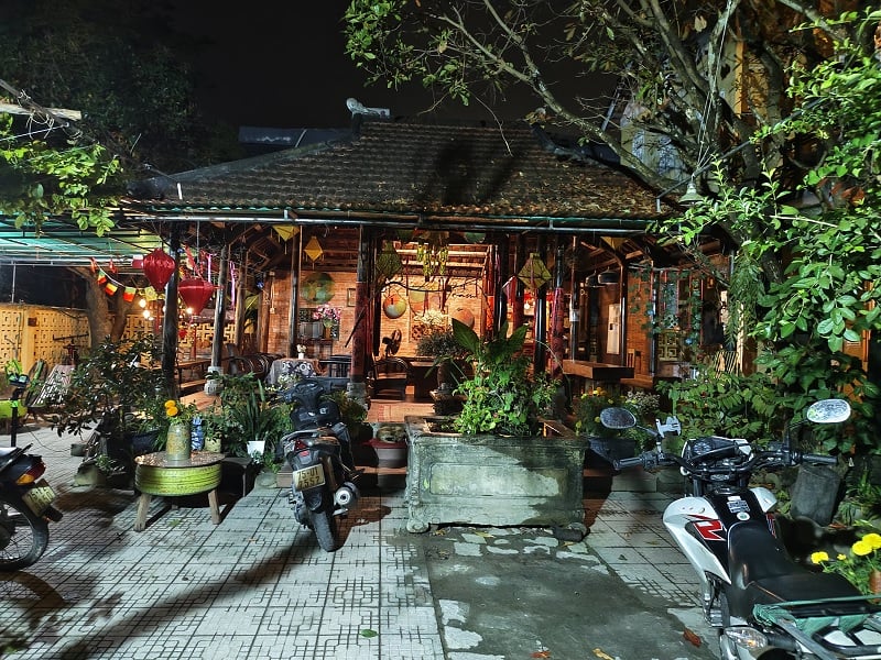 Không gian tại Trầm Homestay Huế.