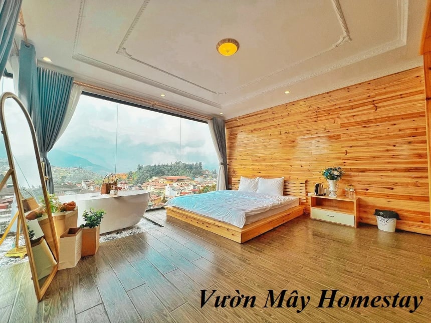 Review Vườn Mây Homestay Sapa, giá phòng Vườn Mây Homestay.