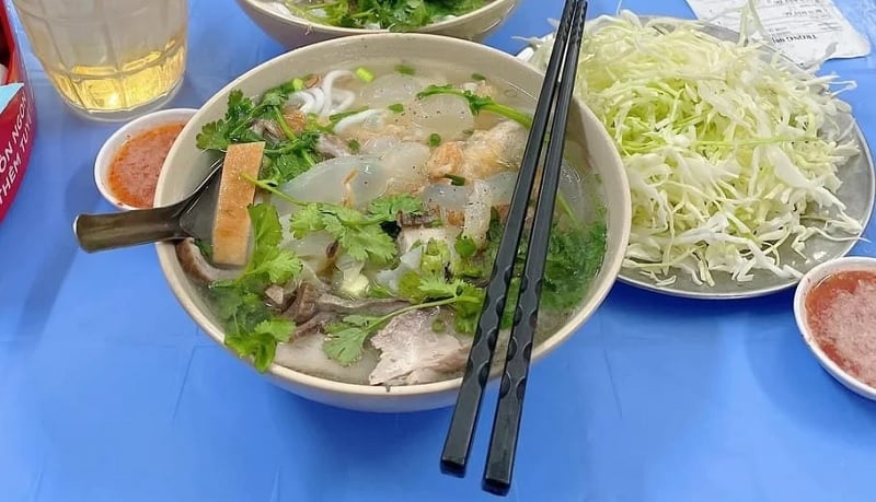 Đánh giá bún sứa Mến.