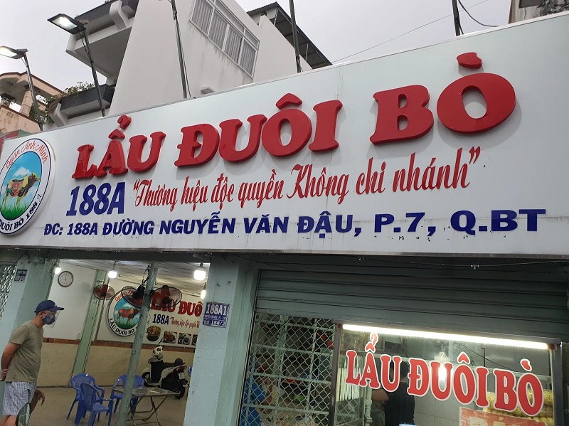 Lẩu đuôi bò Anh Minh.